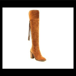 Franco  Sarto over the knee suede boot size 10